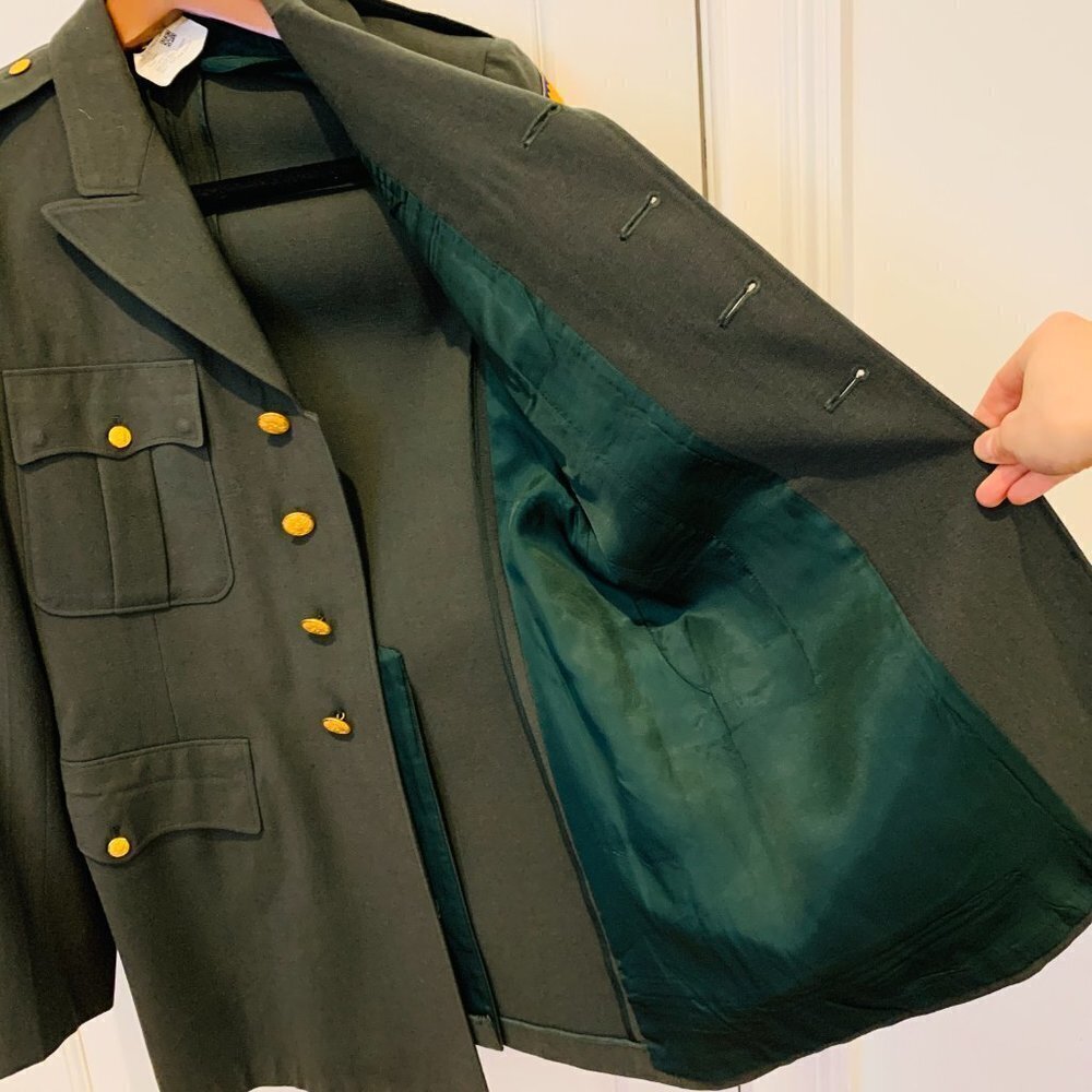 Vintage US Army WWII Jacket Authentic Military Co… - image 7